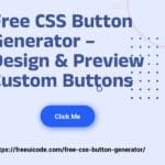 Free CSS Button Generator – Design & Preview Custom Buttons Online