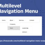 Multilevel Navigation Menu Script – Build Responsive, Mobile-Friendly Dropdown Menus Easily
