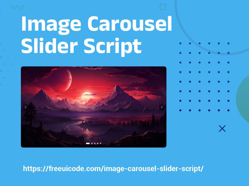 Responsive Image Carousel Slider Script